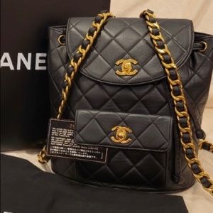 Chanel Vintage duma backpack 24K